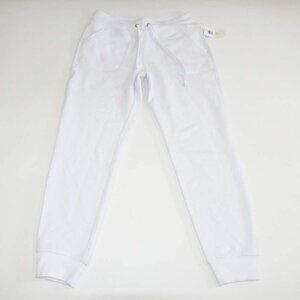Calvin Klein Women's Jooger Sweatpant Pants Size Medium NWT White 28" Inseam M